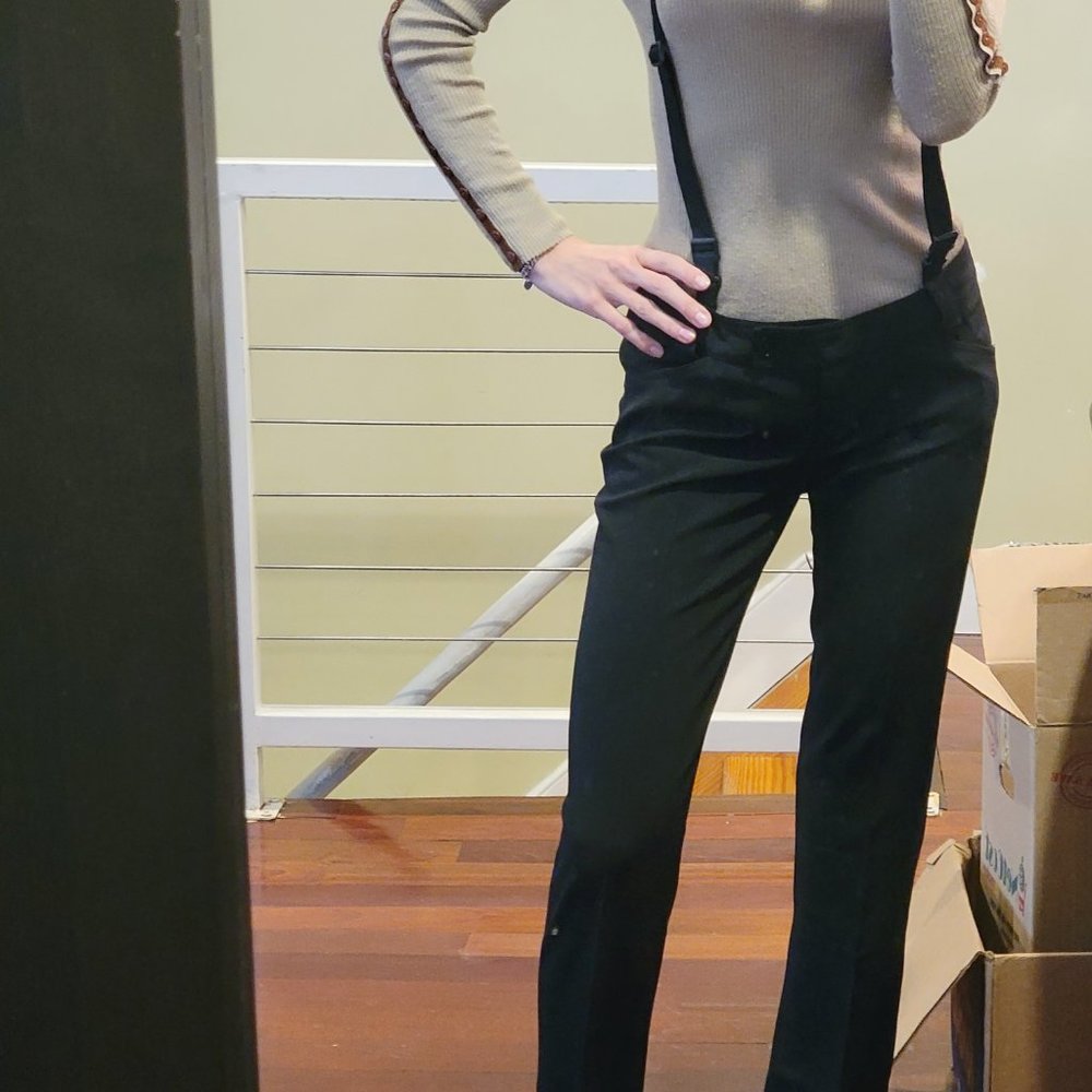 Patrizia Pepe pants with suspenders